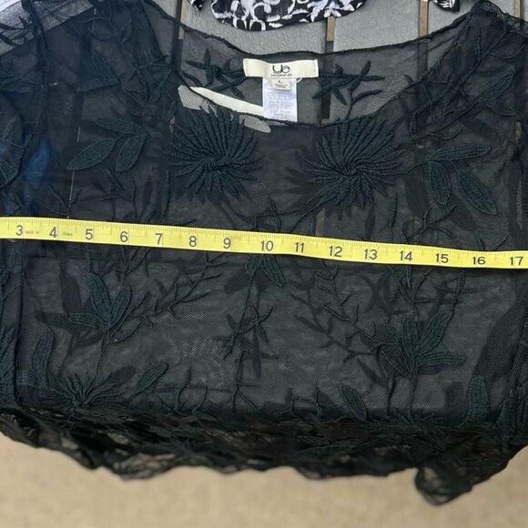 Ya Los Angles women’s size L, lace sheer long sleeve top - Picture 9 of 9